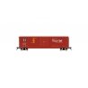 50′ Single-Door Boxcar No Roofwalk - Ready to Run -- Santa Fe 12844 (Boxcar Red, Texas Chief Slogan)