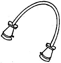 MU Cables -- Double Plugs pkg(4), HO, Details West 218