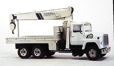 National Telescoping Boom Truck Body Only - Kit -- Fits Atlas Ford Truck (Sold Separately), HO, Custom Finishing 7060