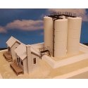 Walthers Cornerstone Series(R) Detail Kit (Laser-Cut Wood Kit) -- For McGraw Oil (Not Included) - Berm & Tank Walkover, Windows,