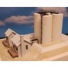 Walthers Cornerstone Series(R) Detail Kit (Laser-Cut Wood Kit) -- For McGraw Oil (Not Included) - Berm & Tank Walkover, Windows,