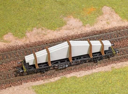 Precast Concrete Truss Load - Kit -- pkg(3), HO, Busch Gmbh & Co Kg 1691