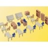 Office Furniture - Kit -- For Technicians, HO, Kibri 38655