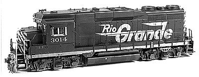 Detail Set for Proto 2000 GP30 -- Denver, Rio Grande & Western, HO, Details West 281