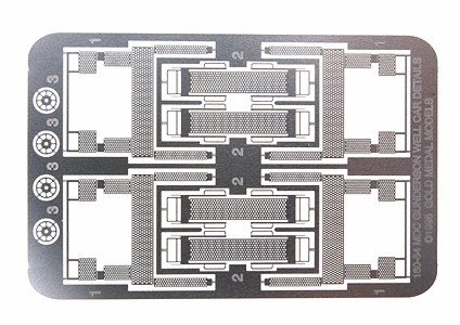 Detailing Set -- For MDC Gunderson Well Car, N, Gold Medal Models 16054
