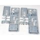 Trailer Landing Gear (2 Sets) -- Includes: Landing Gear, Tire Rack, Tool Box & Bulkheads, HO, Lonestar Models 12106
