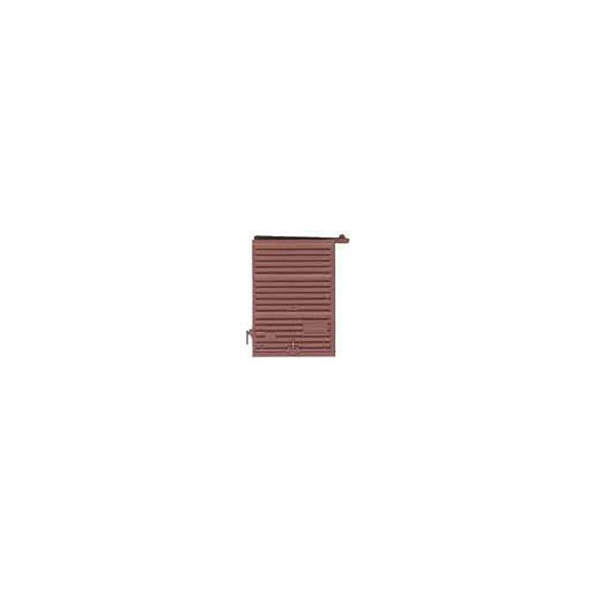 7′ Youngstown Boxcar Door w/Low Tack Board pkg(2) -- Boxcar Red, HO, Kadee Quality Products 2237