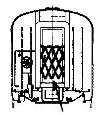 Tail Gate (Brass Casting) pkg(2) -- For Passenger Car, HO, Cal Scale 309