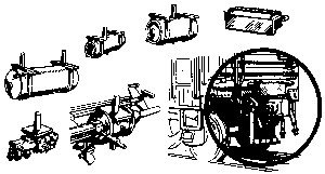 Underbody Brake Gear Set (Black Plastic) -- For Express Reefers, HO, Cal Scale 324