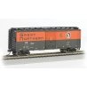 Pullman-Standard PS-1 40′ Steel Boxcar - Ready to Run - Silver Series(R) -- Great Northern 2357 (green, orange), HO, Bachmann 