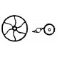 Brake Wheel w/Ratchet & Pawl -- Six-Spoke, 14′, O, Grandt Line Products Inc 33