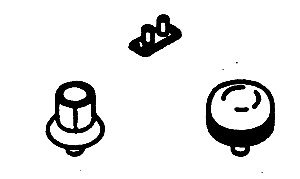 Diesel Parts -- Steam Generator 3-Piece Set, HO, Details West 118