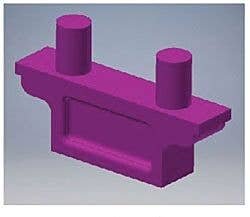 Loco Deck Lift Bolsters -- 20 x 7′ Scale, Plastic pkg(4), HO, Cal Scale 190737