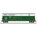 NSC 50′ Newsprint Plug-Door Boxcar - Ready to Run -- Boise Cascade MD&W 7092 (green, white), HO, Atlas Model Railroad Co. 2000