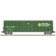 NSC 50′ Newsprint Plug-Door Boxcar - Ready to Run -- British Columbia Railway BCOL 4698 (green, white, Dogwood Logo)