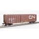 50′ ACF Exterior Post Boxcar - Ready to Run -- Canadian National CNA 419344 (Boxcar Red, Large Noodle Logo)