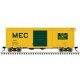 40′ Postwar Boxcar with 8′ Door - Ready to Run - Master(R) -- Maine Central 8679 (Harvest Gold, green)