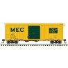 40′ Postwar Boxcar with 8′ Door - Ready to Run - Master(R) -- Maine Central 8687 (Harvest Gold, green), HO Atlas Model Railr
