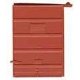 7′ Five-Panel Boxcar Door w/High Tack Board pkg(2) -- Red Oxide, HO, Kadee Quality Products 2238