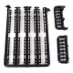 Load Tie Downs 15 Chain w/Rachet & 12 Roll-Up Tie Downs -- Black, HO, Lonestar Models 12119