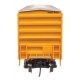 50′ ACF Exterior Post Boxcar - Ready to Run -- Mississippi Export Railroad MSE 805 (yellow, black, white)