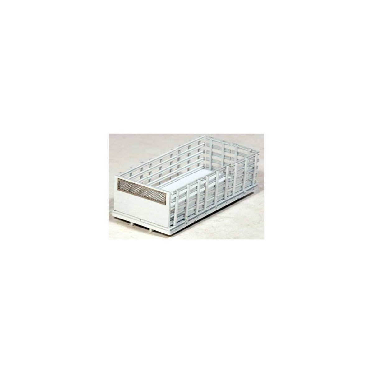 Stake Bed (Metal Type) Kit -- Painted White, HO, Lonestar Models 7024