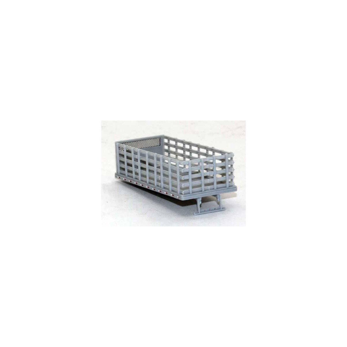 Stake Bed Only (Steel Type) -- Molded Gray, HO, Lonestar Models 7020