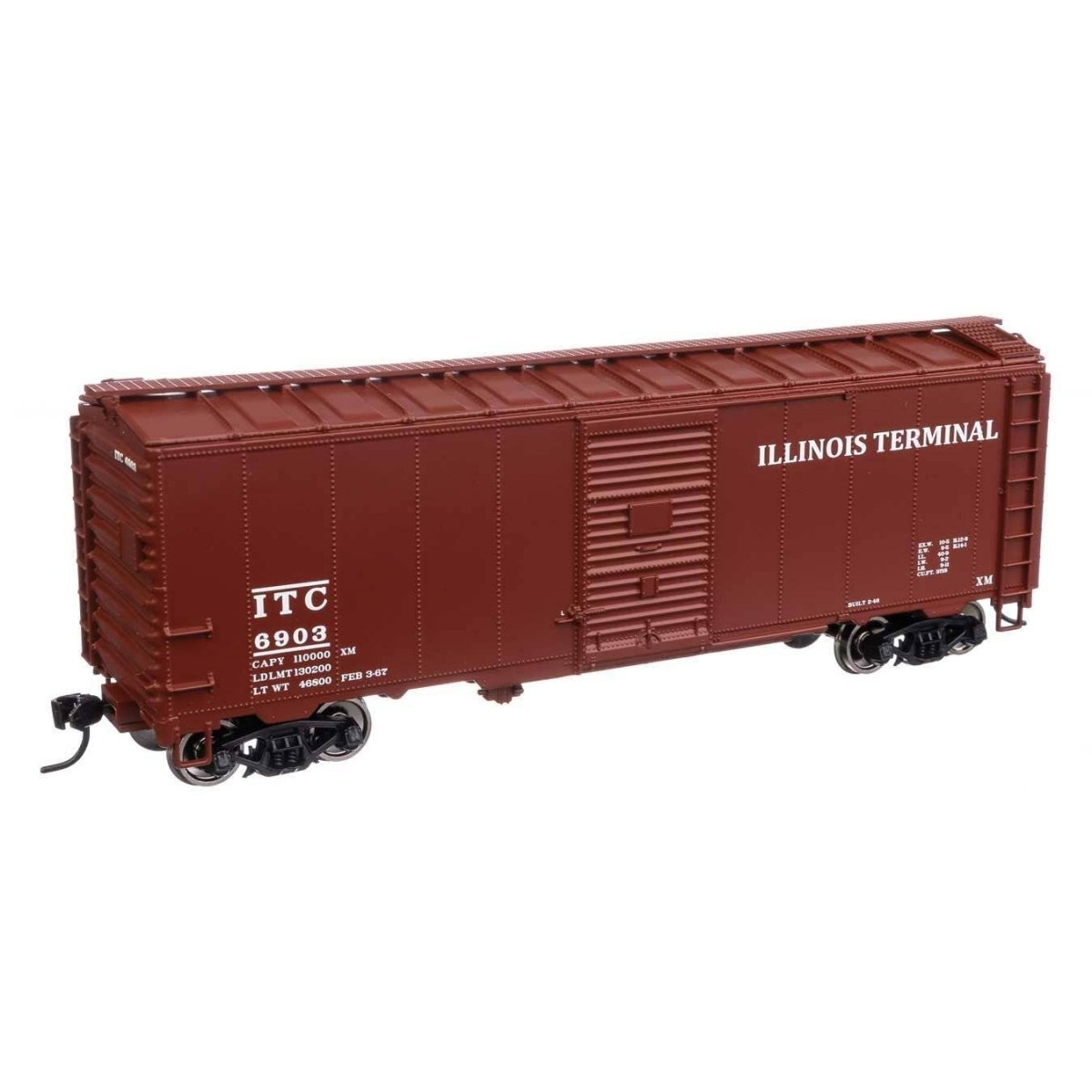 40′ Association of American Railroads 1944 Boxcar - Ready to Run -- Illinois Terminal 6903