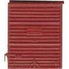 Replacement Doors High Tackboard -- 8′ Camel Youngstown Doors (Red Oxide), HO, Kadee Quality Products 2215