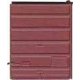 Replacement Doors Low Tackboard -- 8′ 6-Panel Superior Doors (Boxcar Red), HO, Kadee Quality Products 2231