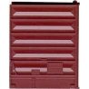 Replacement Doors Low Tackboard -- 8′ Pullman Standard Doors (Boxcar Red), HO, Kadee Quality Products 2226