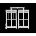 Windows -- Double, Scale 66 x 104′ 168 x 264cm pkg(2), HO, Micro Engineering 80061