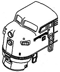 F-Unit Parts -- A-Unit, HO, Details West 208