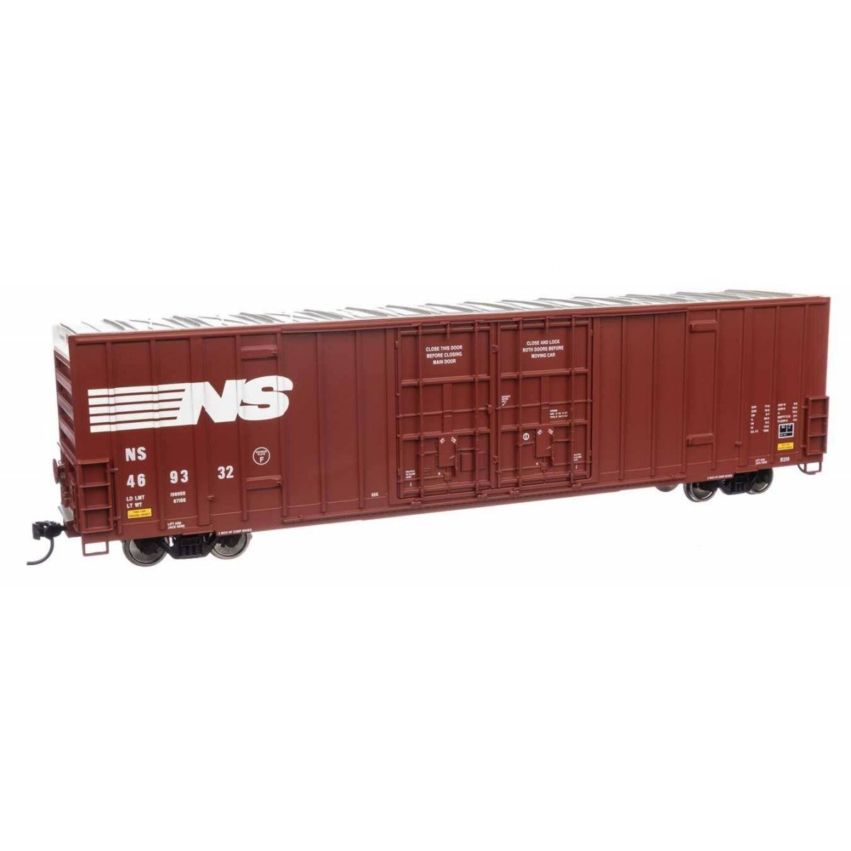 60′ High Cube Plate F Boxcar - Ready to Run -- Norfolk Southern 469332