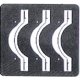 EMD Diesel Rear Fan Curved Grab Iron w/Bolt Details - Kit (Etched Metal) -- Parts for 3 Locomotives, N, Trainworx Inc 305