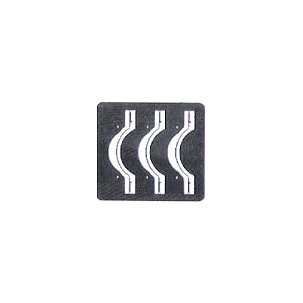 EMD Diesel Rear Fan Curved Grab Iron w/Bolt Details - Kit (Etched Metal) -- Parts for 3 Locomotives, N, Trainworx Inc 305