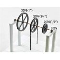 3′ Diameter Sheave-Pillow Blocks -- 2 Sheaves, 4 Pillow Blocks, O, Tichy Train Group 2097