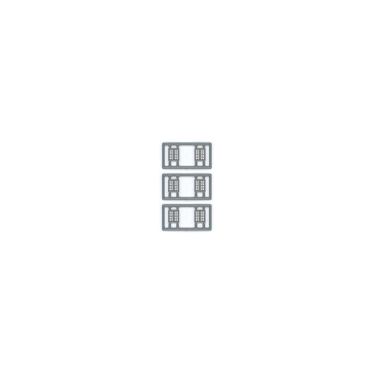 Windows - Double Hung pkg(6) -- 4/4 Double Scale 56 x 64` (Fits .38 x .43` Opening), N, Tichy Train Group 2516