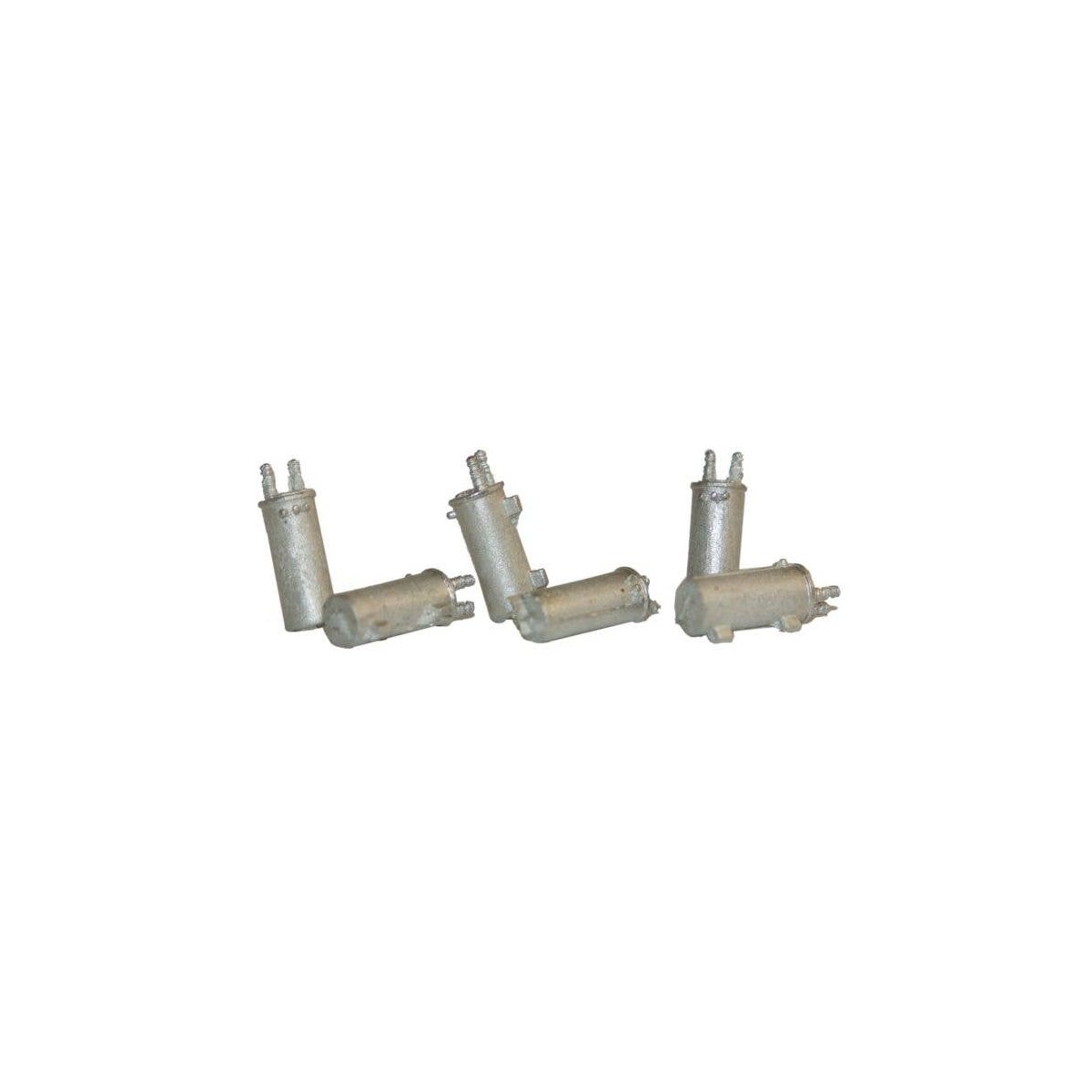 Telephone Pole Transformers -- Unpainted pkg(6), HO, Durango Press 160