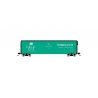 50′ Plug-Door Boxcar No Roofwalk - Ready to Run -- Pittsburgh & Lake Erie 6467 (Jade Green, black, white, PC Logo)