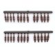 Band Fasteners -- Plastic 3 Sizes, HO, Durango Press 103