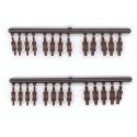 Band Fasteners -- Plastic 3 Sizes, HO, Durango Press 103
