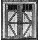 Freight Door -- With Separate Handle (Laser-Cut Wood), S, B.T.S. 780