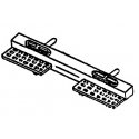 Pilot -- Beam w/Footboards pkg(2), HO, Details West 192
