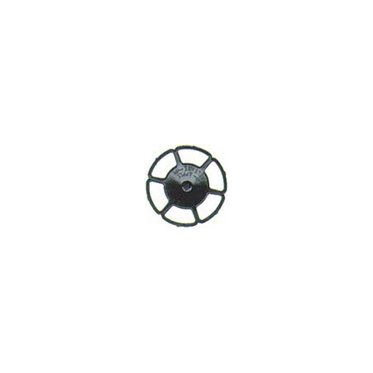 Miner Type Brake Wheels pkg(8) -- Black, HO, Kadee Quality Products 2042