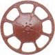 Modern Brake Wheels pkg(8) -- Red Oxide, HO, Kadee Quality Products 2035