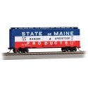 Pullman-Standard 40′ Steel Boxcar - Ready to Run - Silver Series(R) -- Bangor & Aroostook, HO, Bachmann Industries 17038