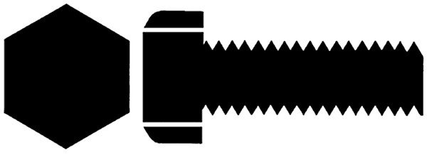 1-72 Brass Hex Head Machine Screws -- 3/16 x .073′ .19 x .19cm pkg(12), ALL, Walthers Tools & Screws 1142