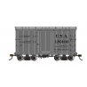 18′ Wood Boxcar with Murphy Roof 2-Pack - Ready to Run - Spectrum(R) -- U.S.A. 120096, 120103 (gray)