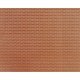 Patterned Sheets - Brick - .020 x 7 x 12` pkg(2) -- .145` Red Bricks, HO, Plastruct Inc 91611